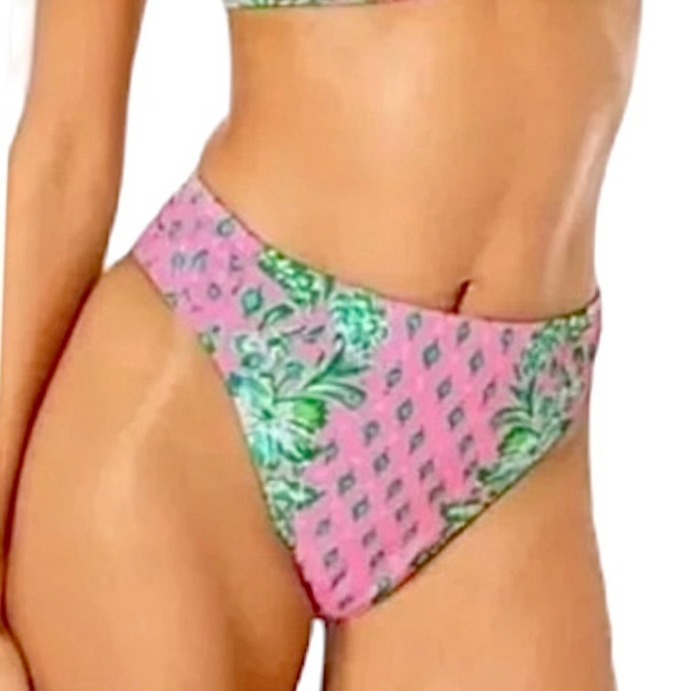 Lilly Pulitzer High School Waisted Bottom NEW Size 10 Color Pink Shandy‎